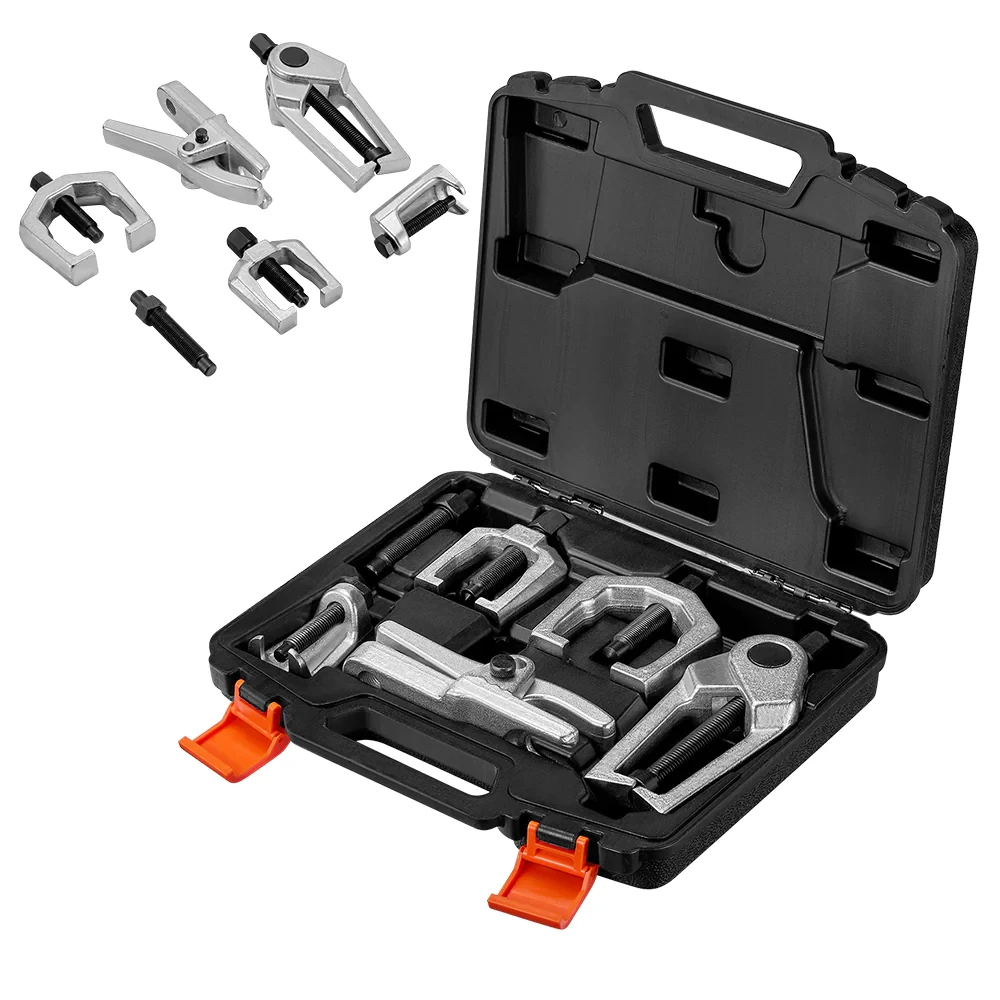 5pc Front End Service Tool Set Ball Joint Separator Tie Rod Remover Pitman Arm Puller Hand Tool Sets
