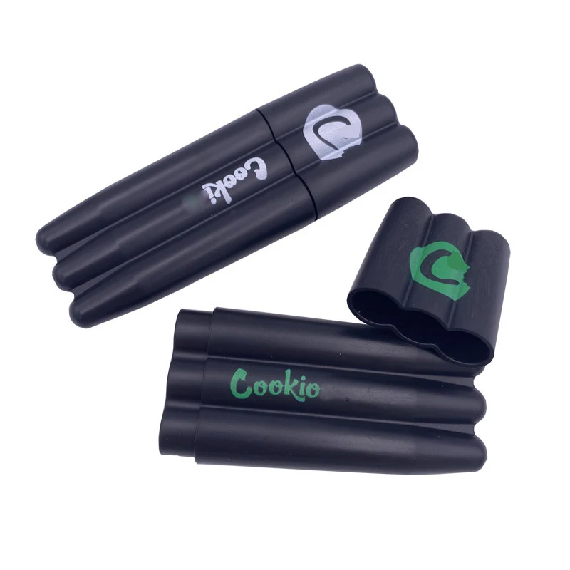 Plastic Tube Smoking Case Pack Box Smell Proof Pocket Cigarette Case Custom Logo