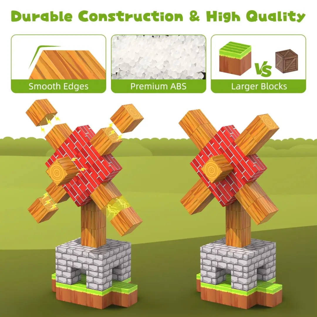 Children Brain Development Toys Creative Gadgets Learning Building Blocks for Toddlers 1-3 Magnet