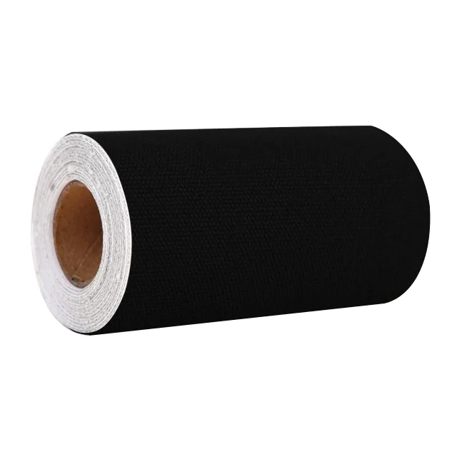 Canvas Counter Cloth Background Decoration With Linen Fabric Multicolor Black Self Adhesive Patches Repair Tape