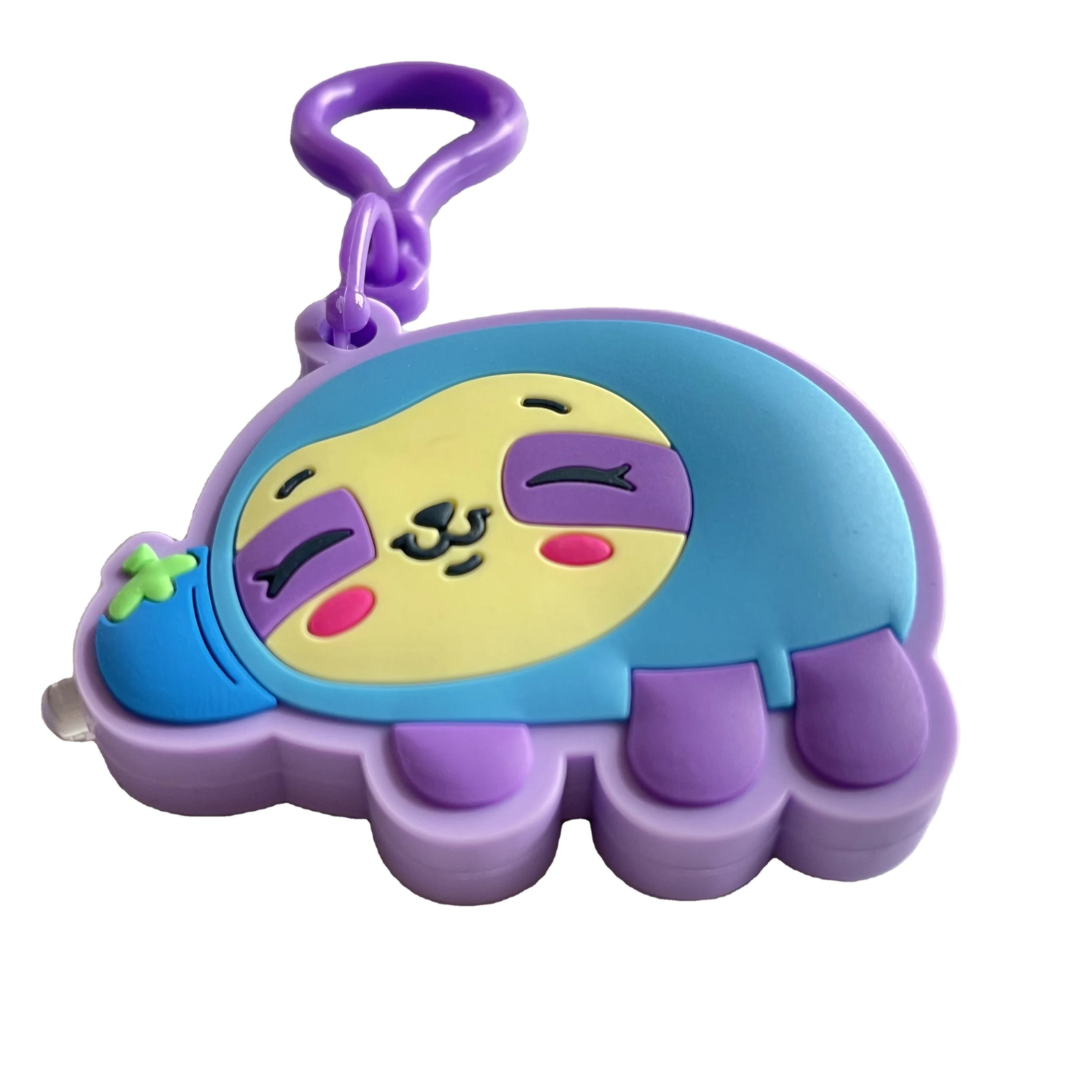 Wholesale Custom High Quality Rubber Key Holder 3D Cartoon Key Rings Animal Series Anime Keychain