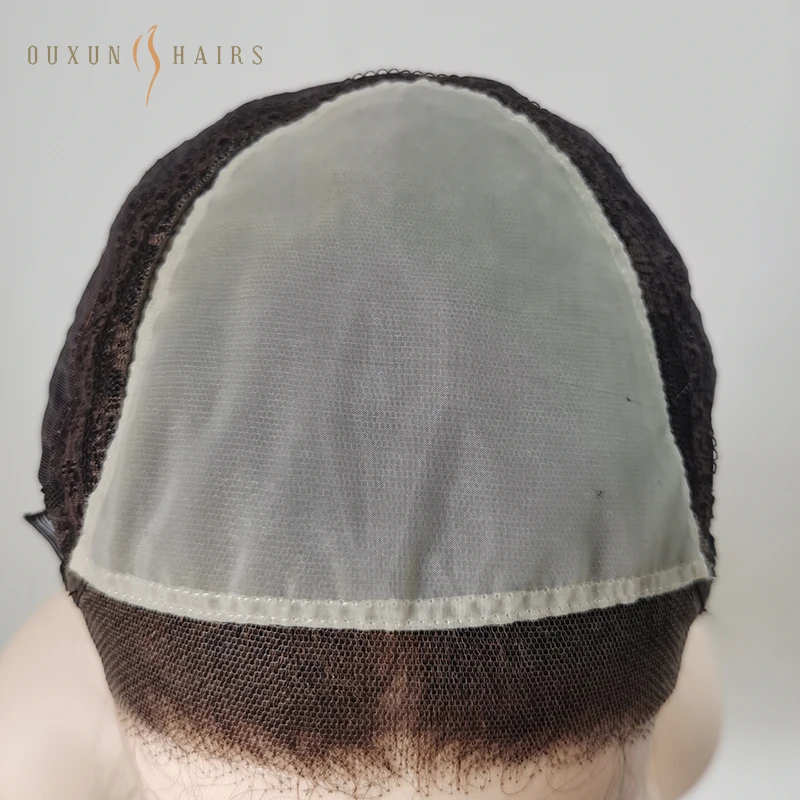 Wholesale Kosher Sheitel for Hair Loss European Double Drawn Natural Dark Brown Short Wig with Lace Top