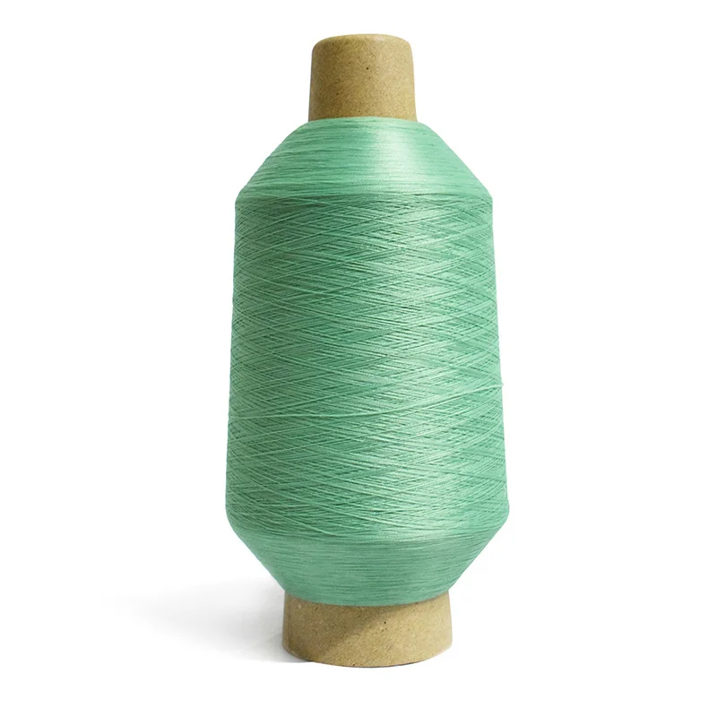 100% Nylon Hot Melt Ring Spun Yarn 30 Count 20Den 70D 100D Custom High Twisted Nylon Monofilament Yarn Dty