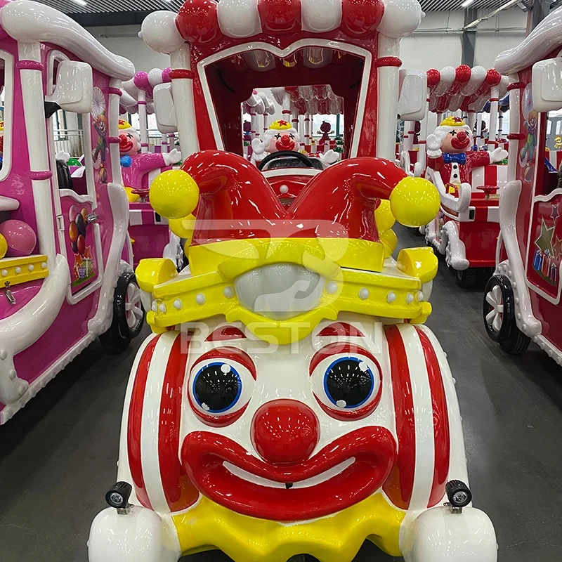 Cheap Trackless Train / Trackless Train Kiddie Ride Clown Trackless Sightseeing Train