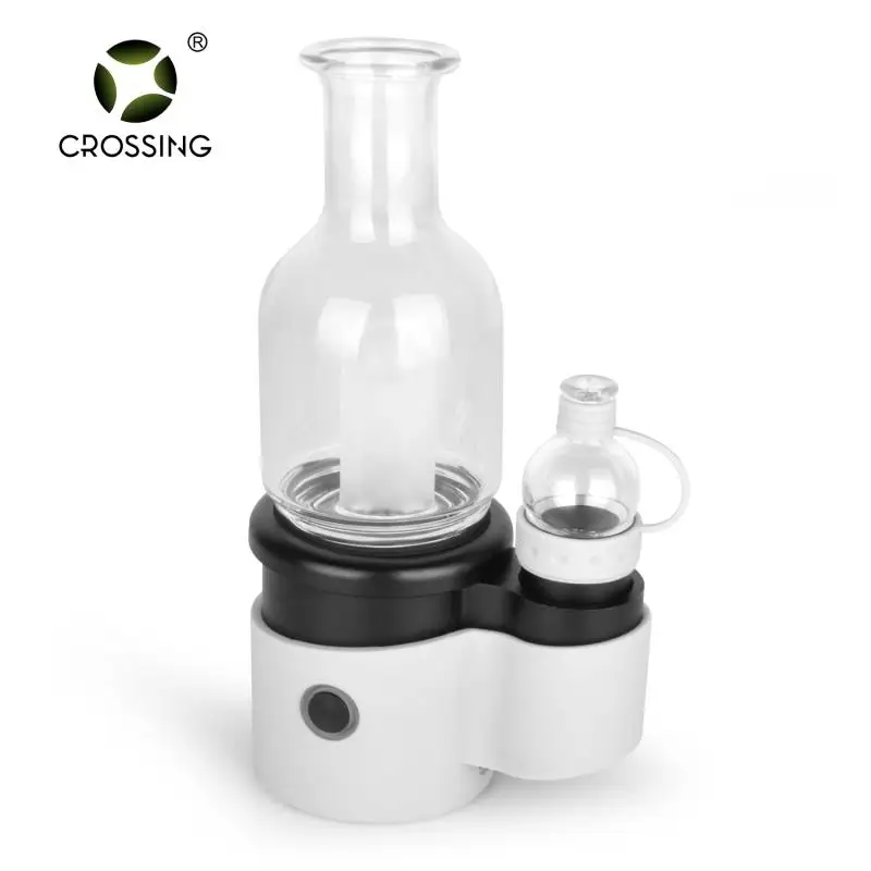 
The Premier Smart Dab Rig sai plus replaceable coils crossing the Core for wax 