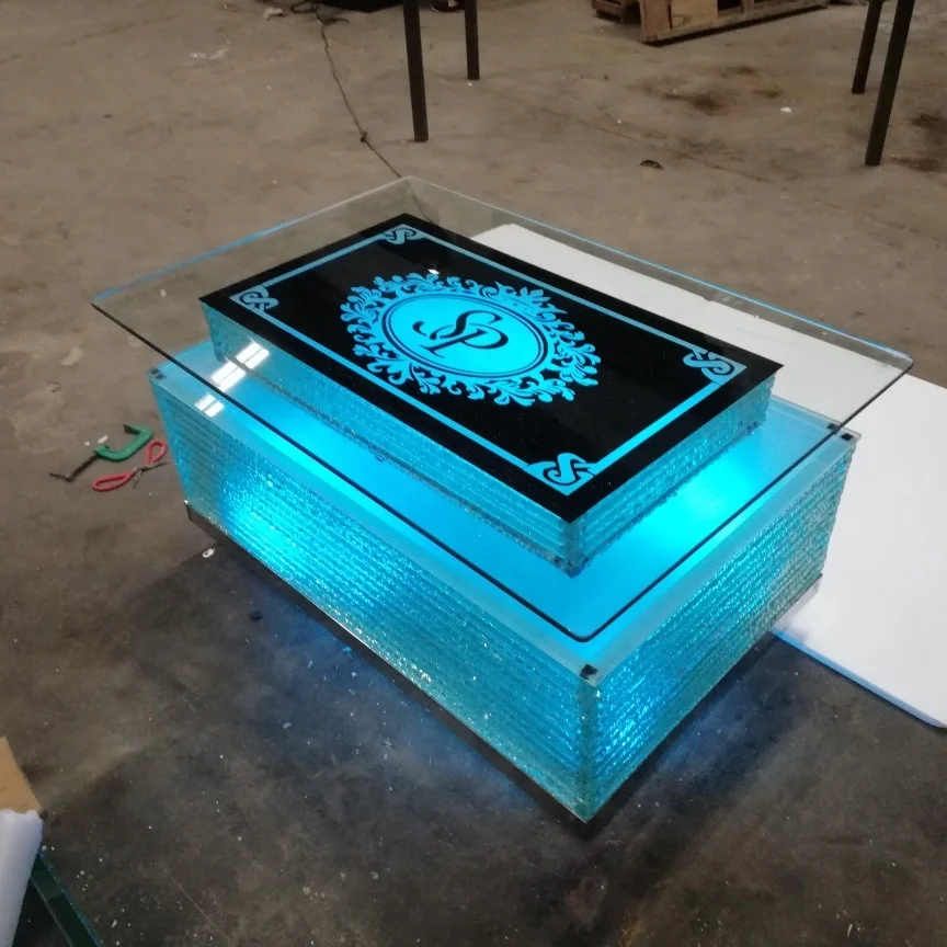 Portable Hookah Table Coffee Table Living Room Center Table With Wheels