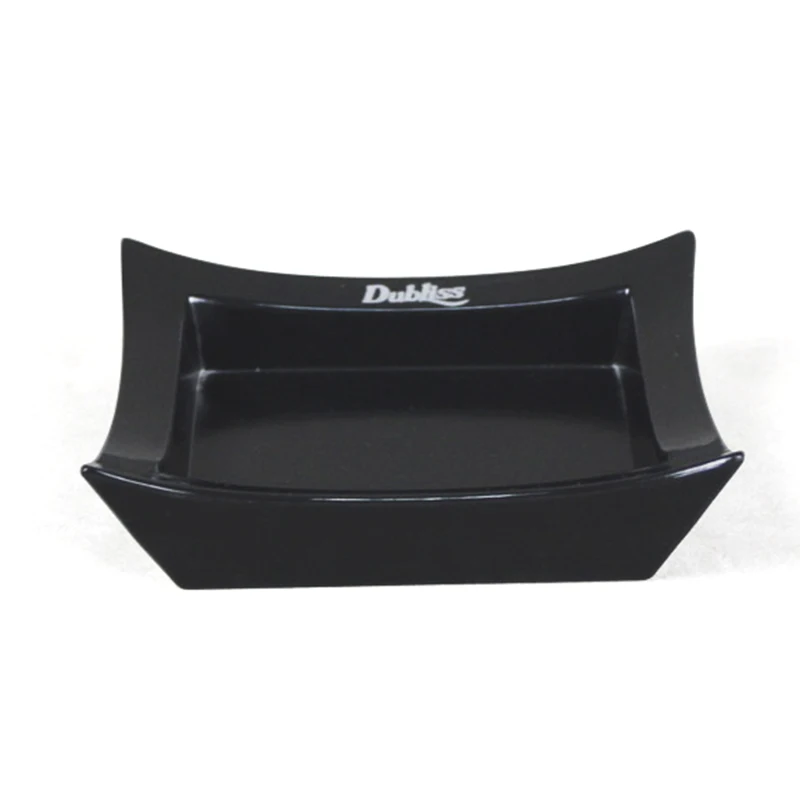 Customized Printing Restaurant Melamine Ashtray Rectangle Ash Tray Push Down Smoking Ashtray