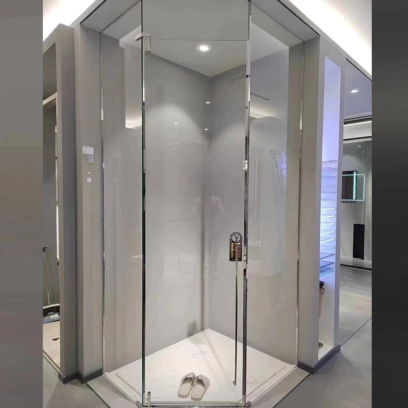 stainless steel double functions of interior and exterior doors diamond shower shelf corner bathroom accessories