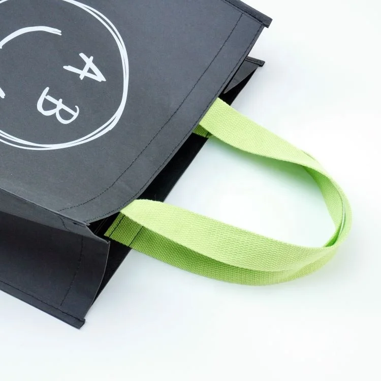 Fashion custom printed washable kraft paper bag 6 bottle wine bag portable shopping bag