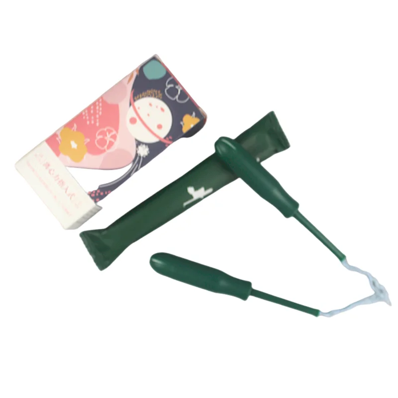 organic feminine products disposable high absorbency organic cotton tampons for women