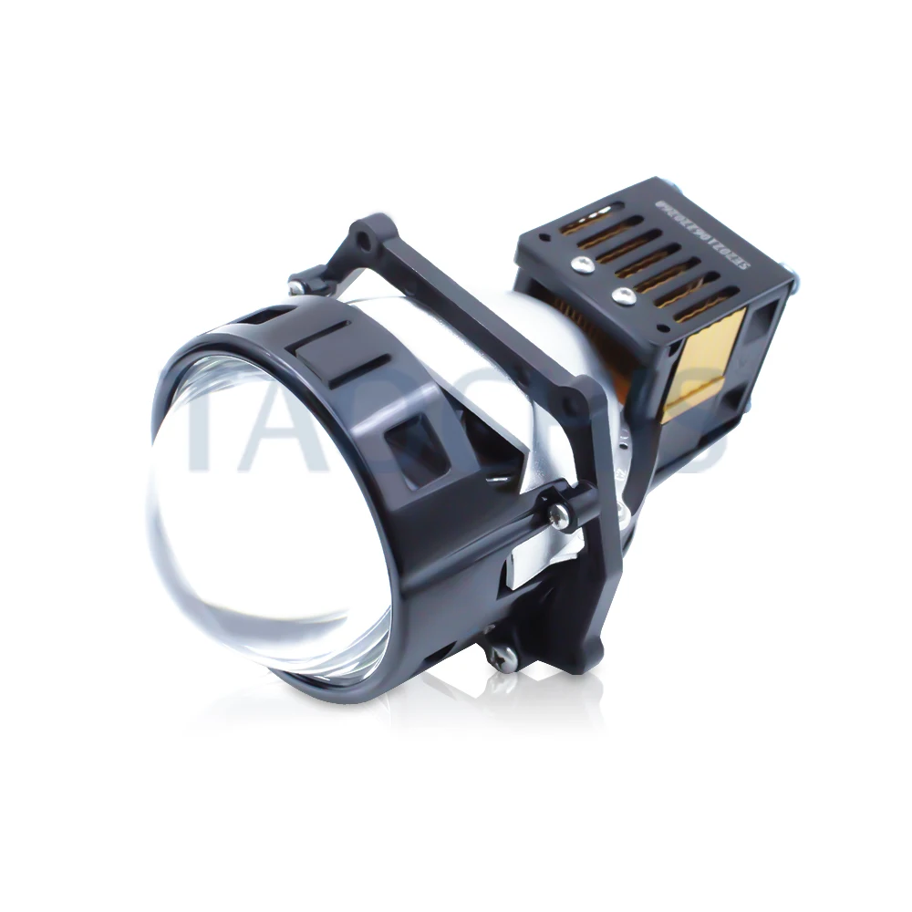 TAOCHIS Car Universal 3.0 inch bi led projector lens headlight 6000K  LED headlamps with long distance 500 meters Lighting