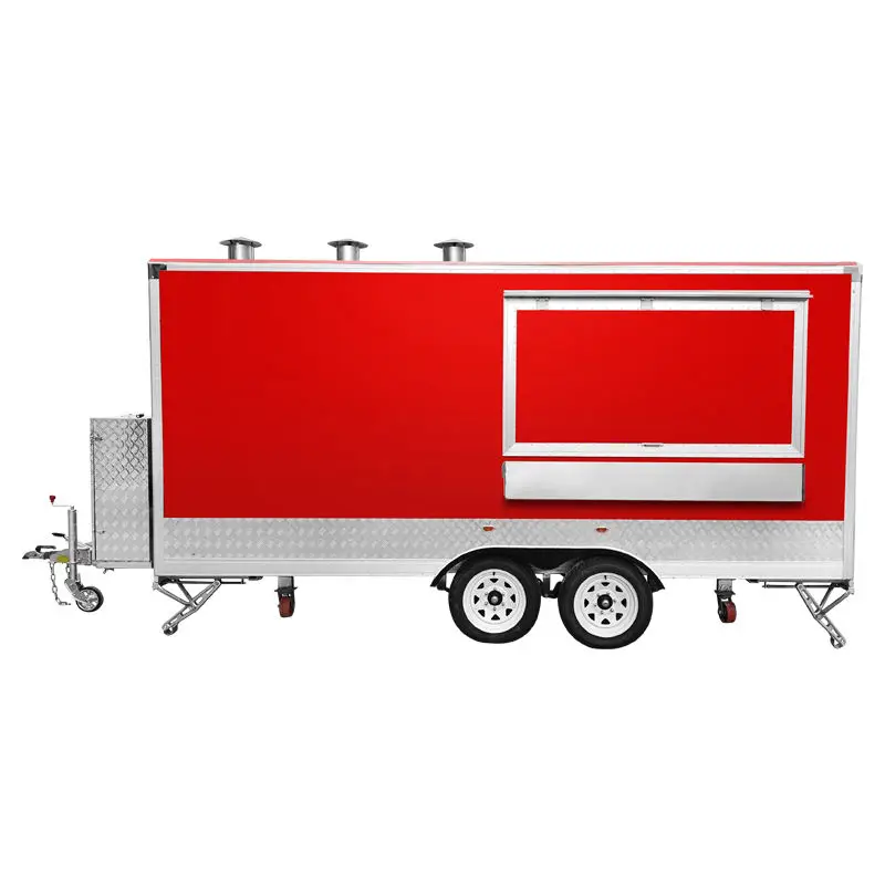 CE certificate concession coffee food trailer hot dog food carts with full kitchen mobile ice cream food truck trailer for usa