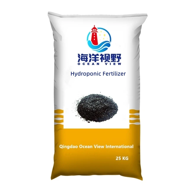 Agricultural hydroponic nutrients solution water soluble seaweed extract powder/flake fertilizer