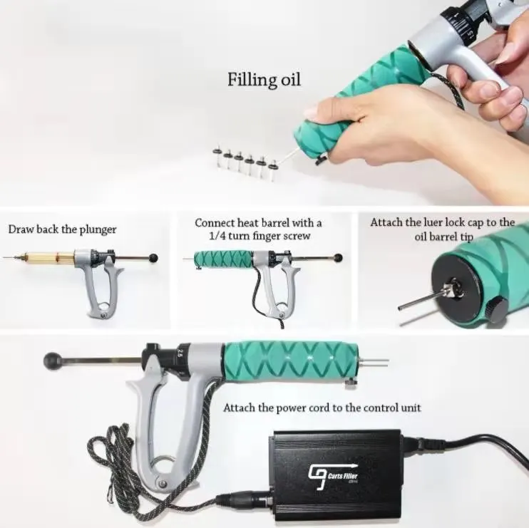 
100% Original Oil Fill Machine Oil cartridge filler Semi-auto Oil Cartridge full gram Filling Machine 