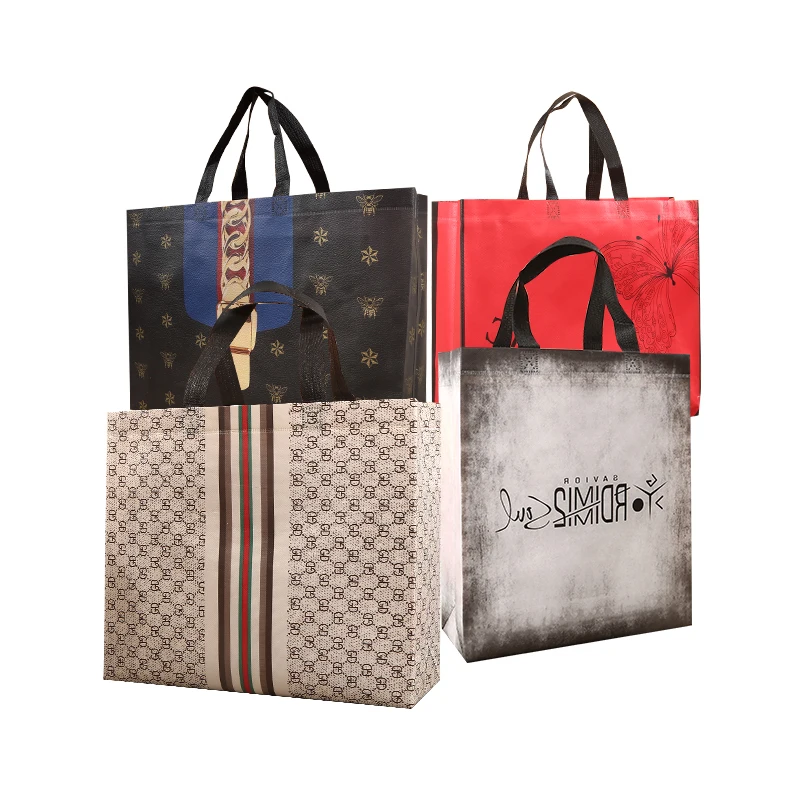 Customized Print OPP nonwovens fabric shopping Bag