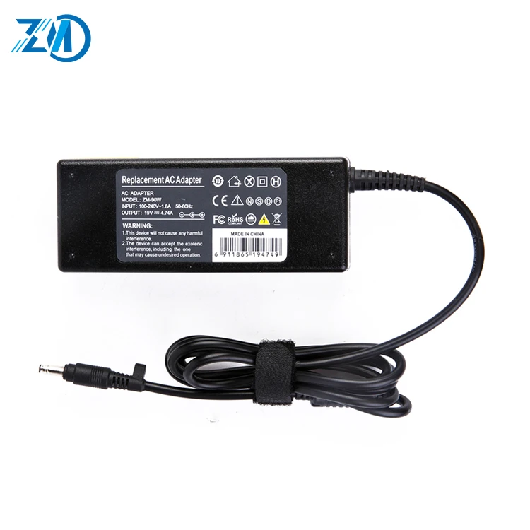 Портативный 90W 19V 4.74A ноутбук адаптер питания для LG ноутбук зарядное устройство с 4,8*1,7/пуля
