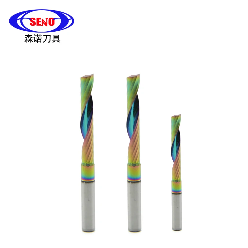 Tools DLC Series Carbide Square End Mill Diamond-Like Coating End Mill for Aluminum single edge end mill