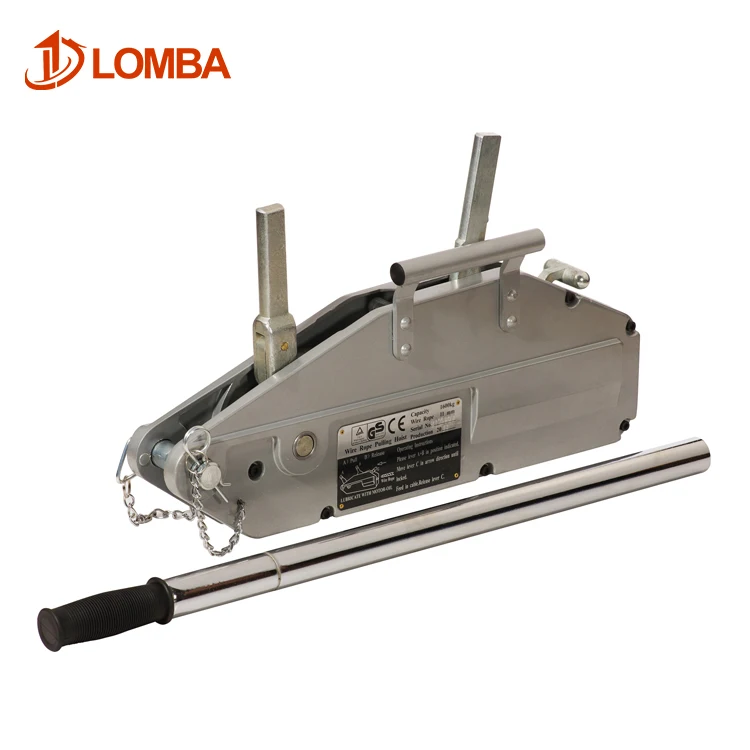 Alloy Lever Winch Hoist 500 Kg Steel Wire Rope Hoist Lever Block