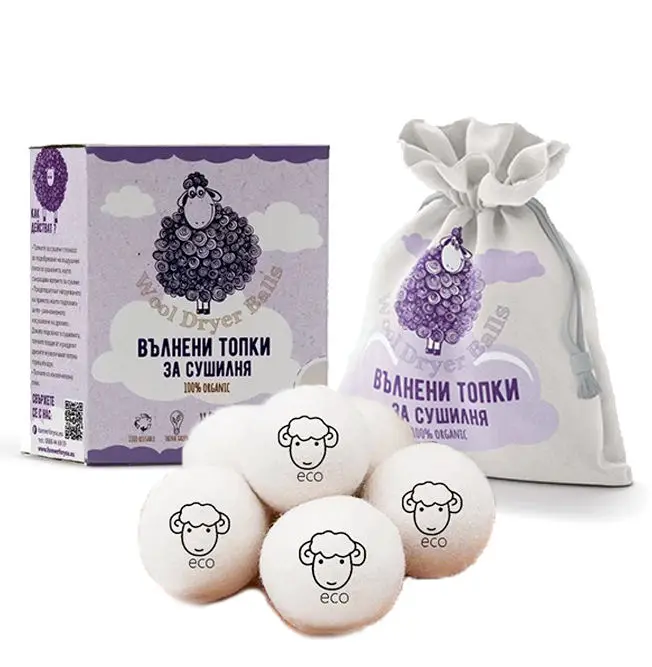 7cm Wool Dryer Ball Top Selling Products 2025 Trending Hot Sale Compostable Wool Dryer Ball