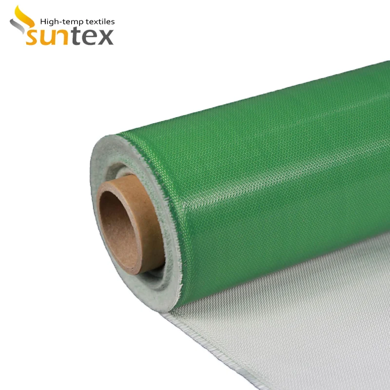 7628 Fiberglass Silicone Coated Fabric Flame Resistant Material