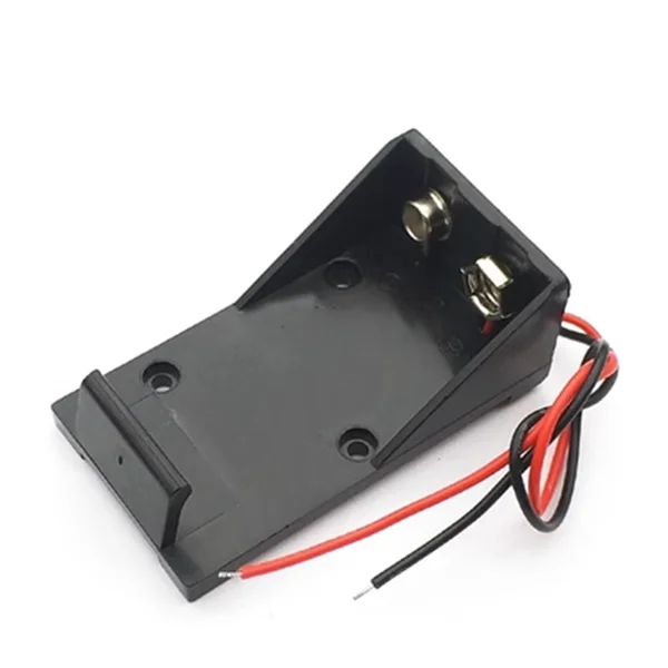 9V Battery Holder with Red&Black Wire Leads