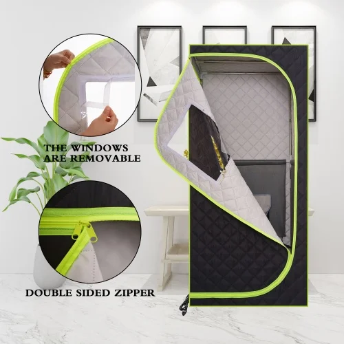 Portable Infrared Sauna Room Relax Deluxe Far Infrared Indoor Sauna Room Portable Beauty Spa Full Size Sauna Tent Infrared