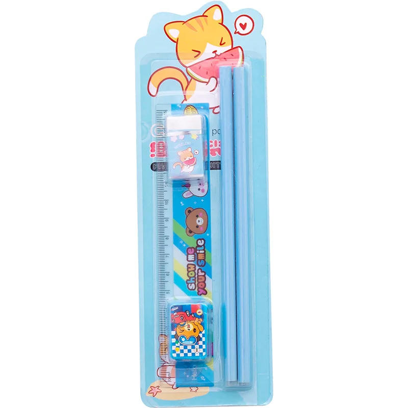 wholesale cheap cute school stationery set (gift) for kids