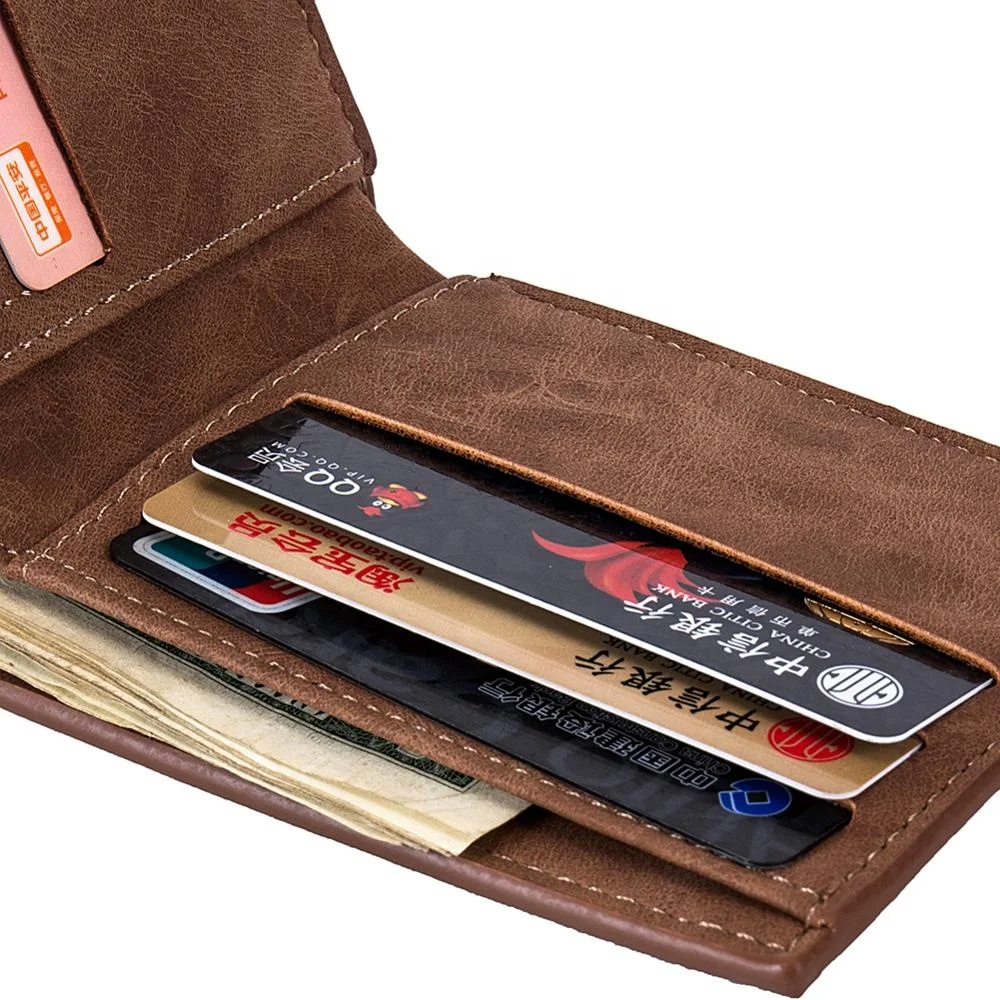 Leather Wallets for Men RFID Blocking Super Design Front Pocket Wallet