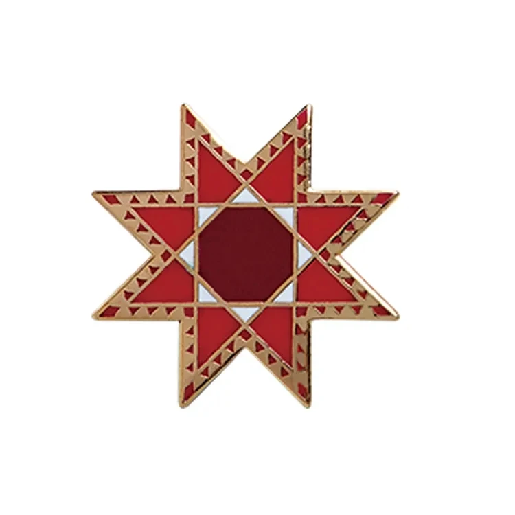 Factory price customizable stainless steel clothes metal pin badges