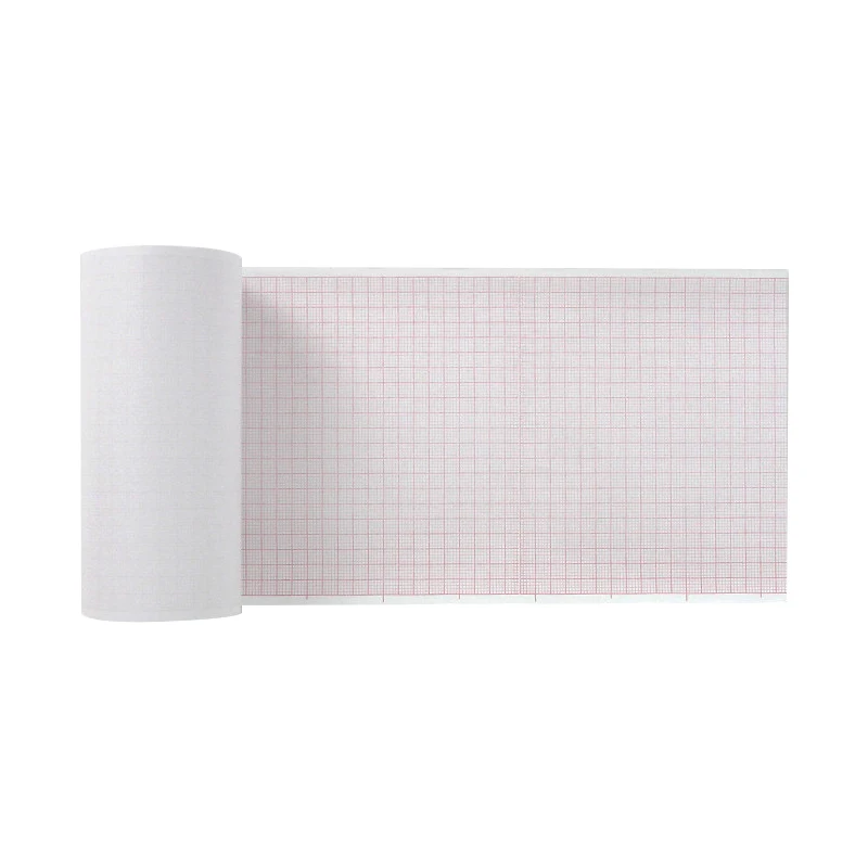 Factory Supply Medical Use ECG Paper Roll 6 Channel 110*20m 112*20m ECG Recording Chart Thermal Paper