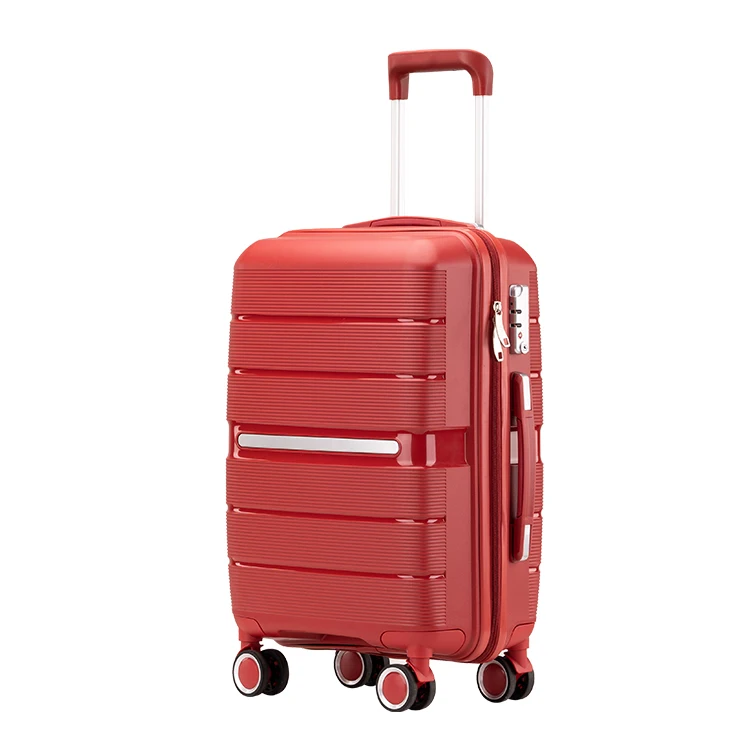 2022 Newest Style PP Hard Shell Travel Carryon Trolley Suit case Travel Bag Luggage Set