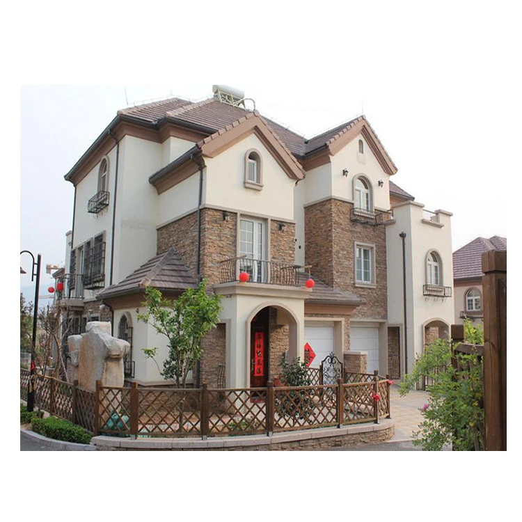 low cost c steel h steel frame high quality model villa design sales pretty well in Thailand