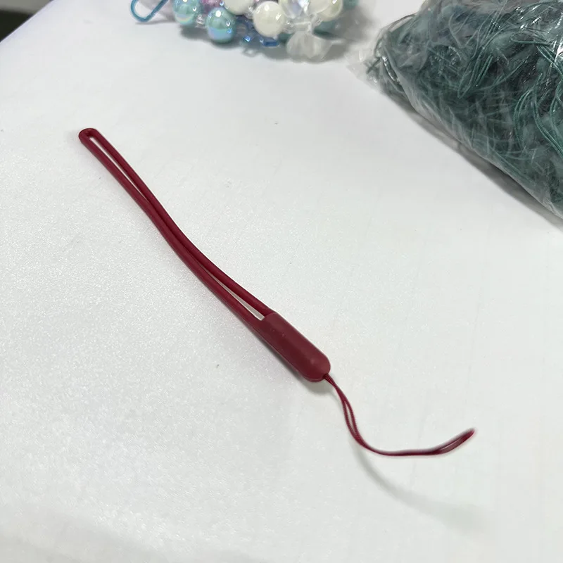 Silicone bluetooth headset anti-lost rope Silicone lanyard u disk phone case fan anti-lost rope Colorful universal models