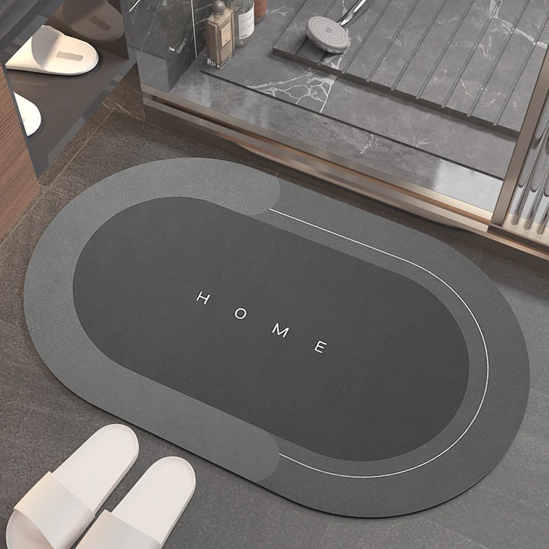 Brillmax Custom Factory Supply Quick-drying Bathroom Doormat 4x6 Rubber Super Absorbent Foot Bathmat Bath Rugs Mats