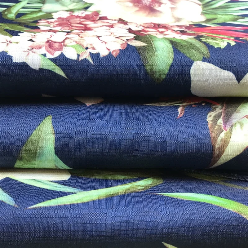 
wholesale flower design printed fabric 300D oxford fabric for table cloth 