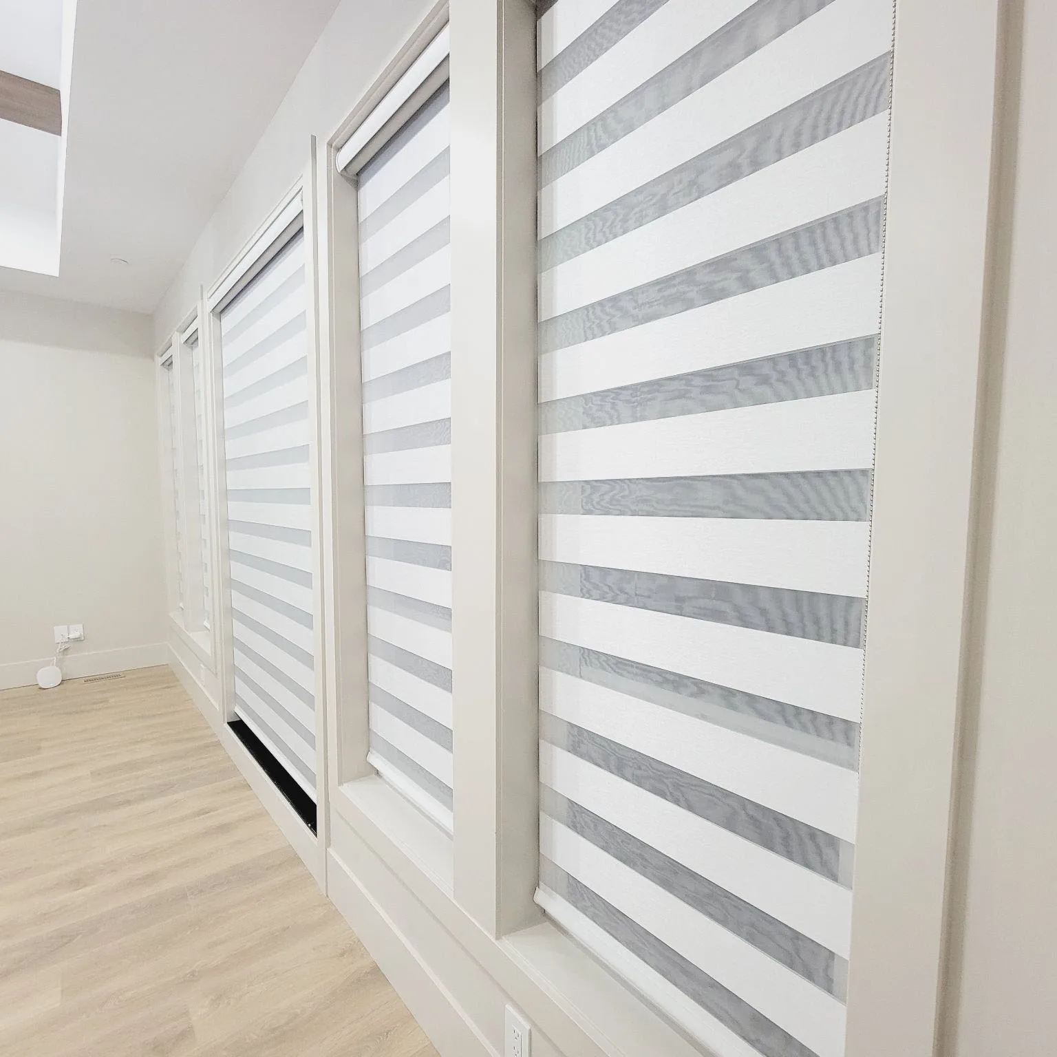 Smart Wifi Alexa Tuya Customized Xirui Motorized Remote Controlled Blinds Shades Electric Zebra Blinds