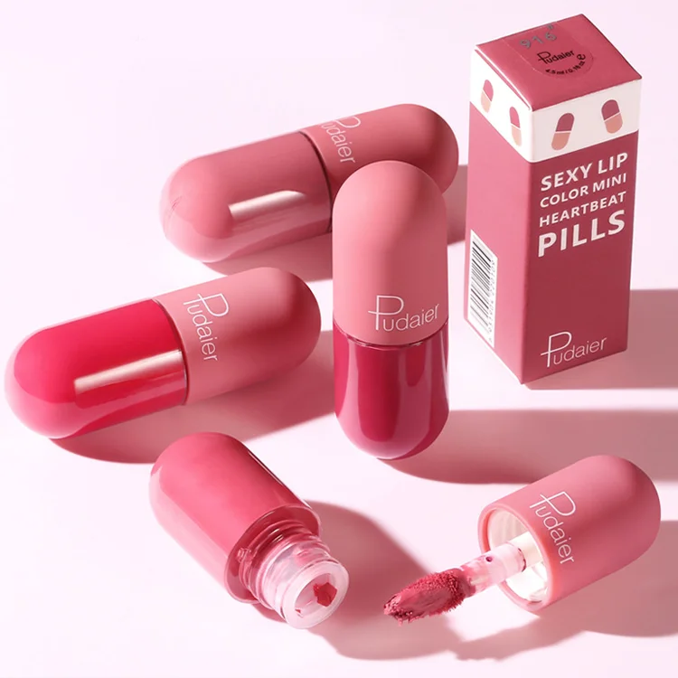 Waterproof Long Lasting custom vegan Labial glair private label high quality mini capsule lip gloss