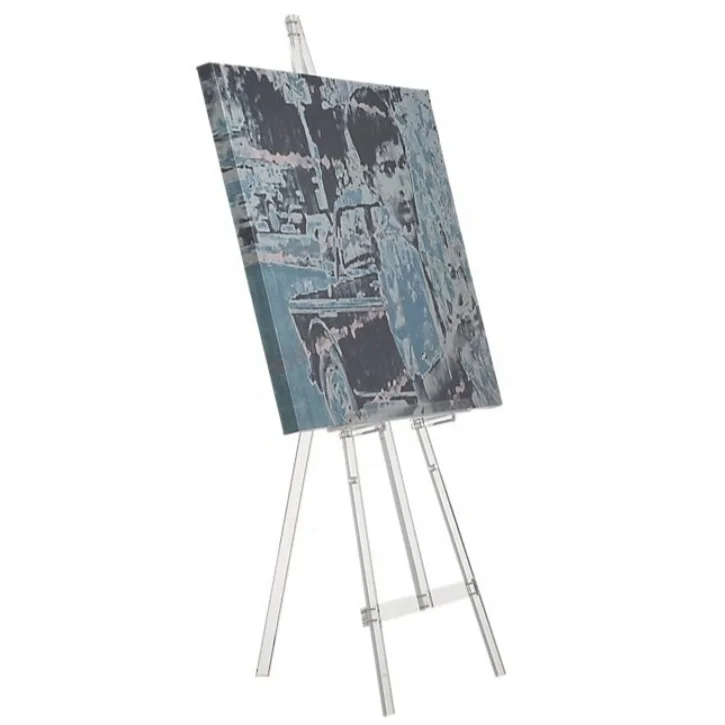 VONVIK Clear Adjustable Acrylic Easel Stand For Wedding Paintings Poster Display Tripod Easel