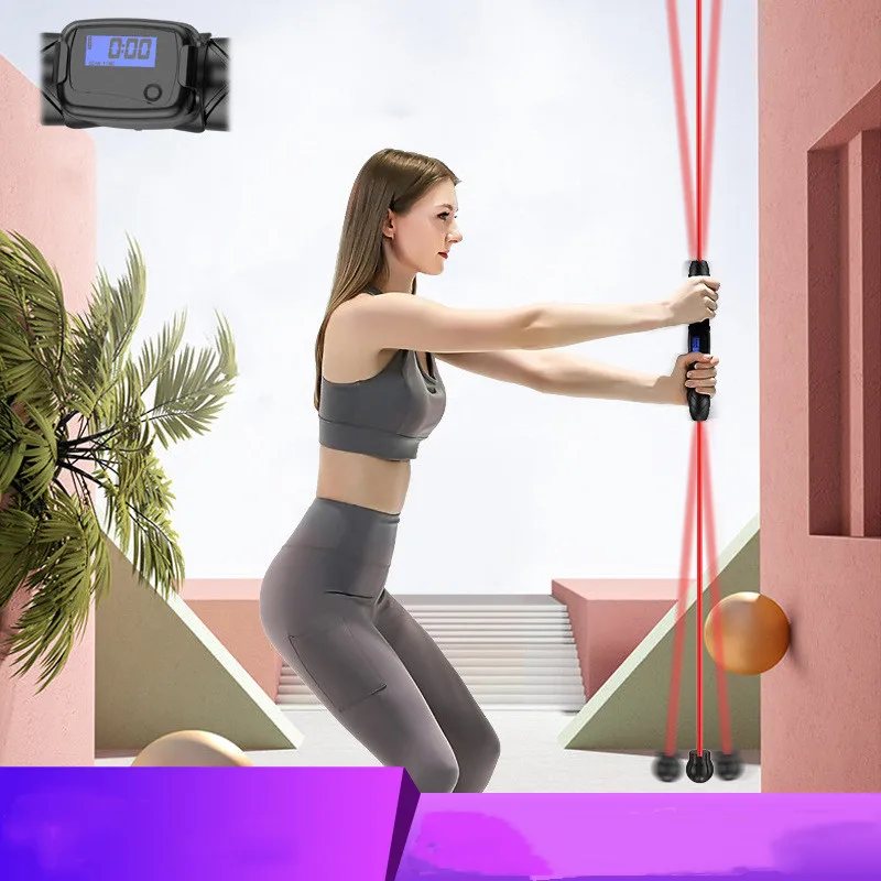 Gym Equipment Fitness Multi Color Aerobic Swing Flex Bar Flexi Bar Stick for Core Strength Training