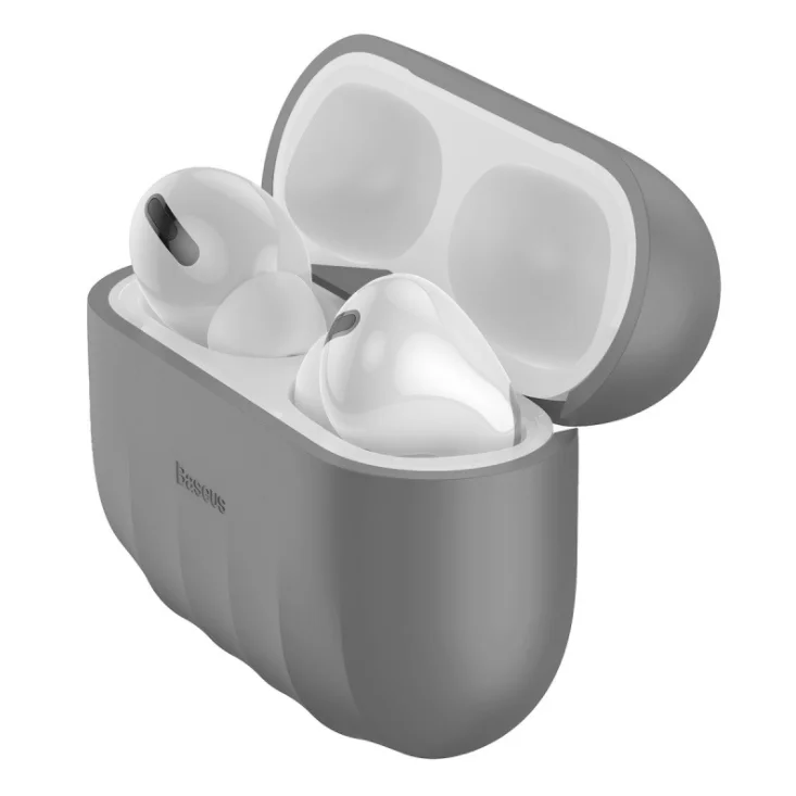 Тонкий силиконовый чехол для наушников air pods
