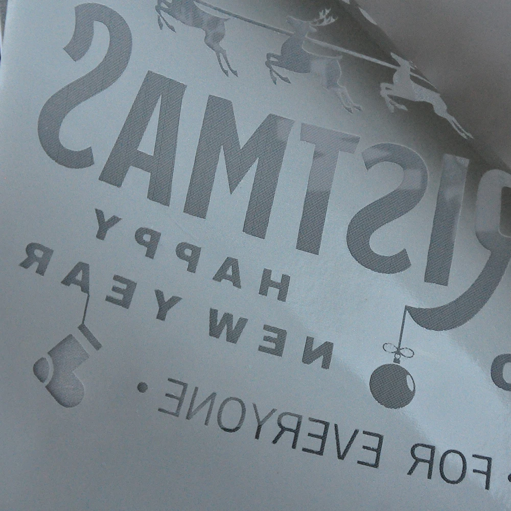 Christmas adhesive fabric silk screen stencils