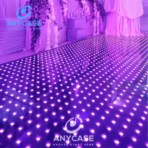 Good price RGB  6*8m Podium Banquet wedding inspiration digital dancing floor for event and weddings
