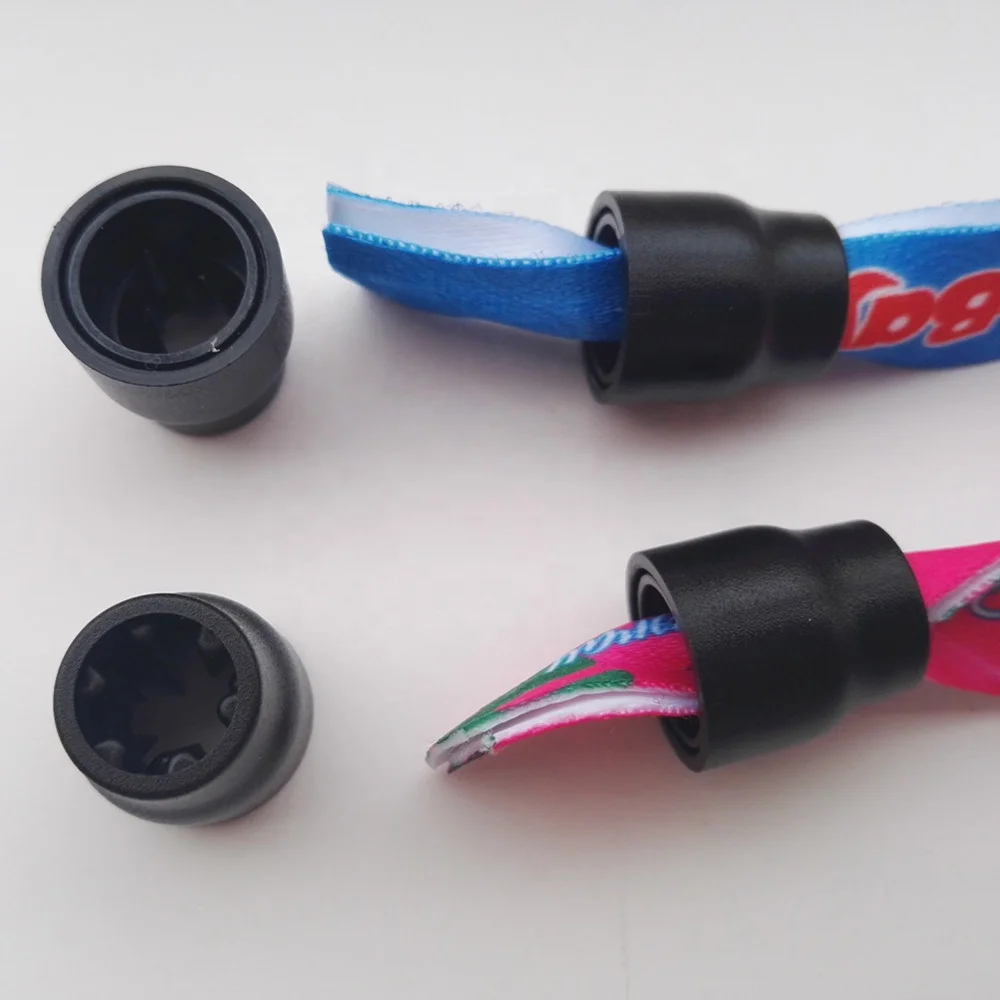 Пластиковый раздвижной замок для плетеной ленты Рождественский браслет