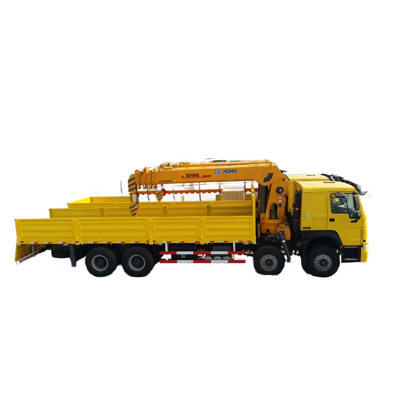 Sinotruk Howo 8x4 12-Wheel 31 Ton Cargo Truck with 16 Ton Hydraulic Telescopic Boom Crane