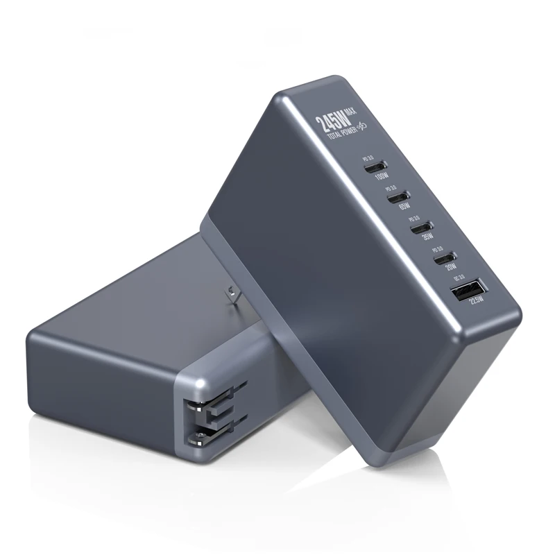 Phone Planet wholesales fast charging usb adapter for macbook pro ipad iphone 245w GaN PD3.1 chargers adapters