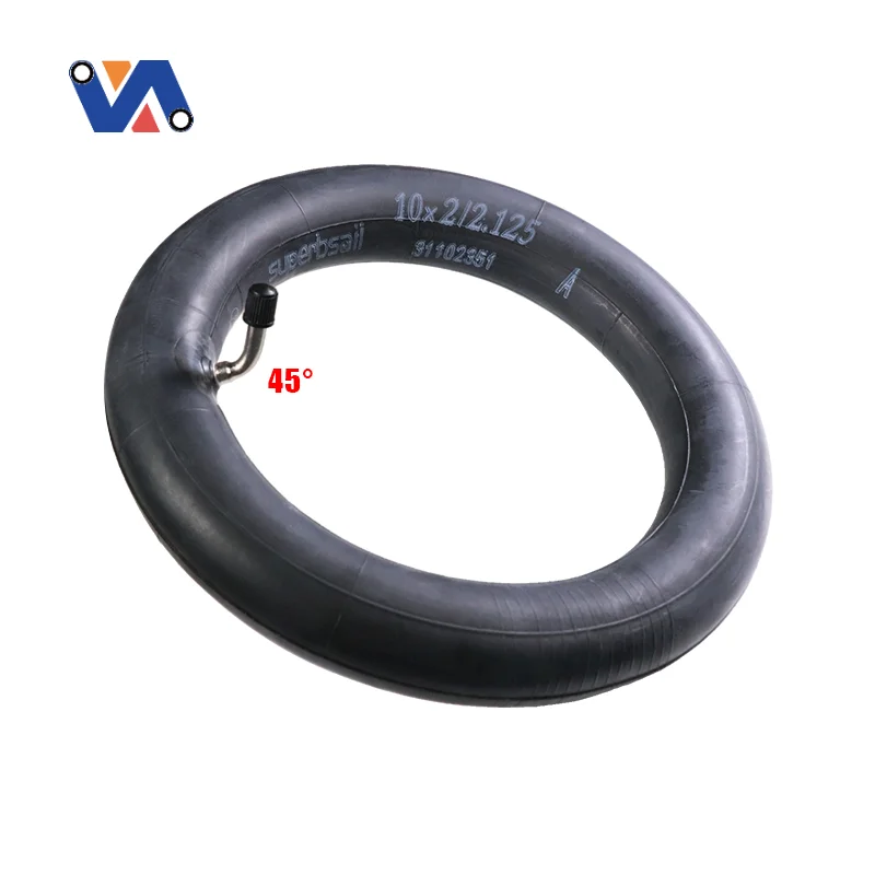 New Image 10*2.125 Inner Tube For HX X8/Kugoo HX PRO Scooter Replacement Inner Tube with Bent Valve 90 Degree