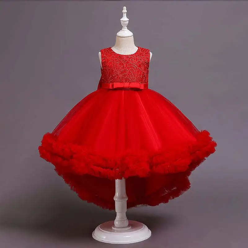 Latest Children Dress Designs Kids Clothes Design Wholesale Wedding Fancy Party Dress For Children