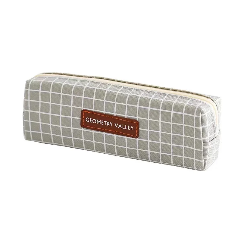 new Canvas Pen Pencil Case Multi color Medium Size Felt Pencil Pouch Pen Bag For stationary for school children or office