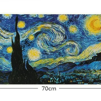 Factory promotion 50X70CM Jigsaw Puzzle 1000pcs within cardboard gift box