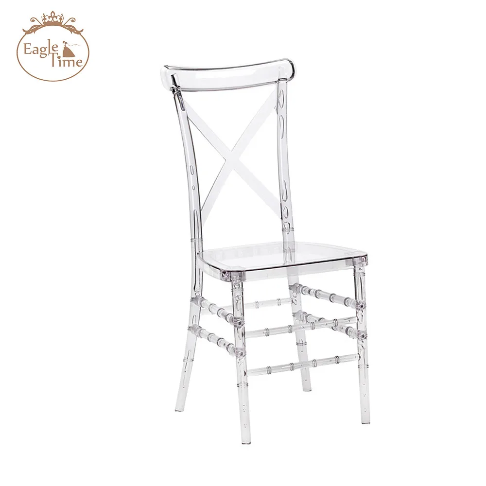 Modern Cheap Wholesale Dinning Wedding Banquet Fancy Transparent Clear Crystal Lucite Acrylic Chair